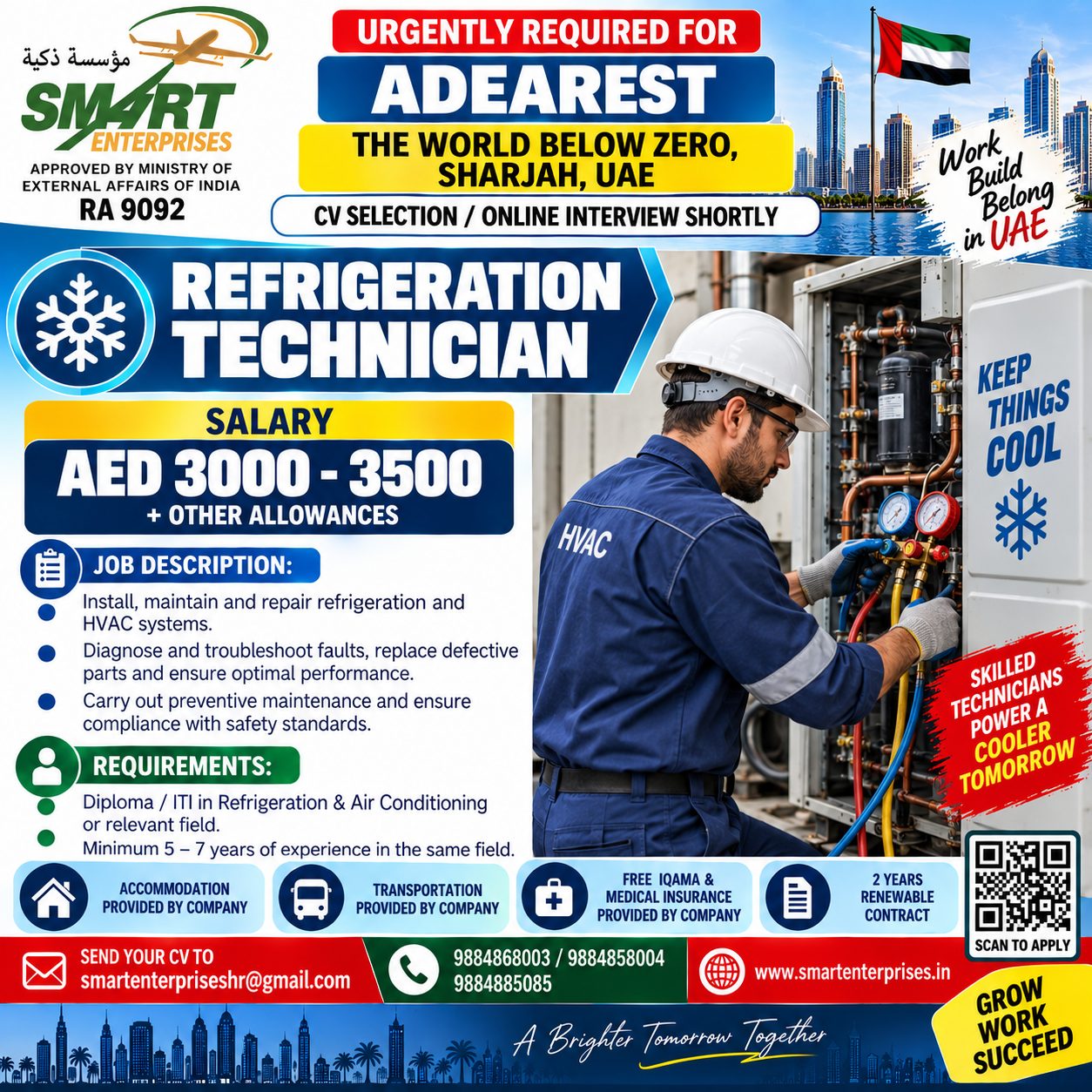 REFRIGERATION TECHNICIAN