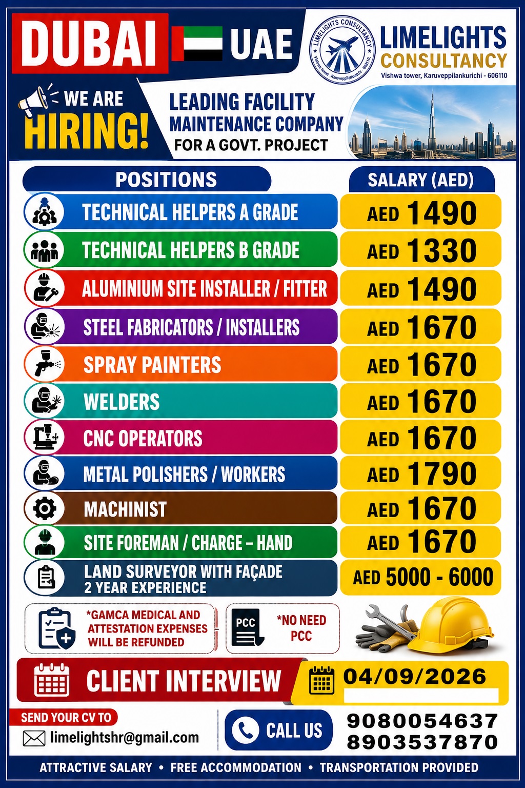 Leading Facility Maintenance Company for a Govt. Project — Limelights consultant, UAE, UAE