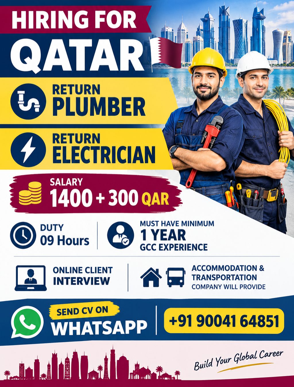 Plumber and Electrician