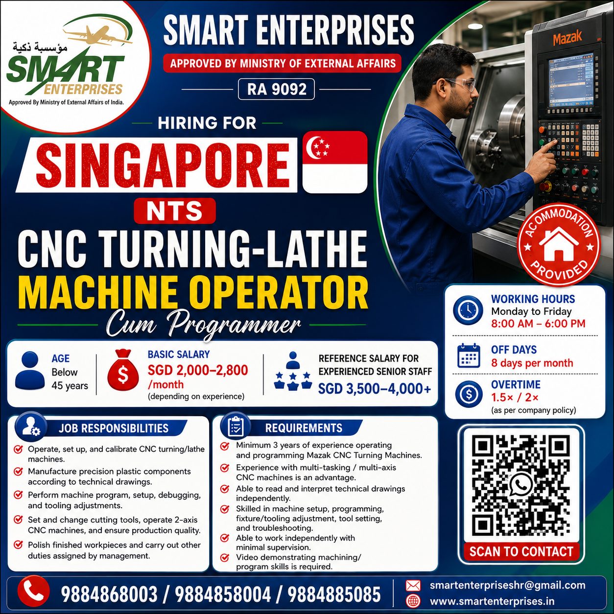 CNC TURNING-LATHE MACHINE OPERATOR Cum Programmer