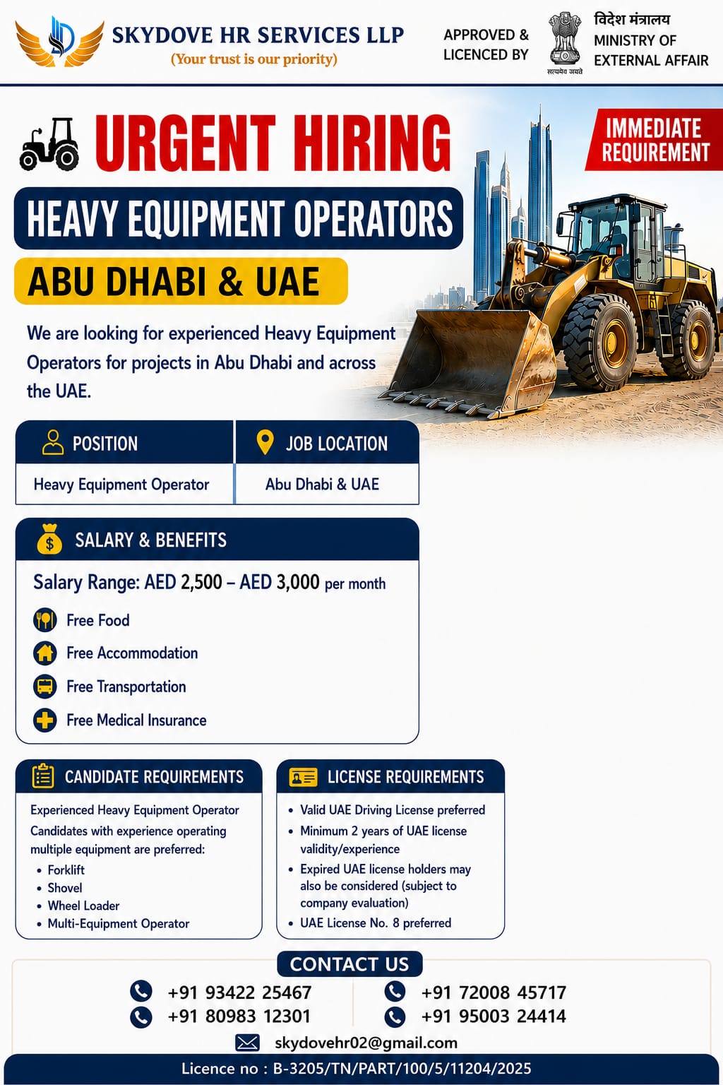 HEAVY EQUIPMENT OPERATORS