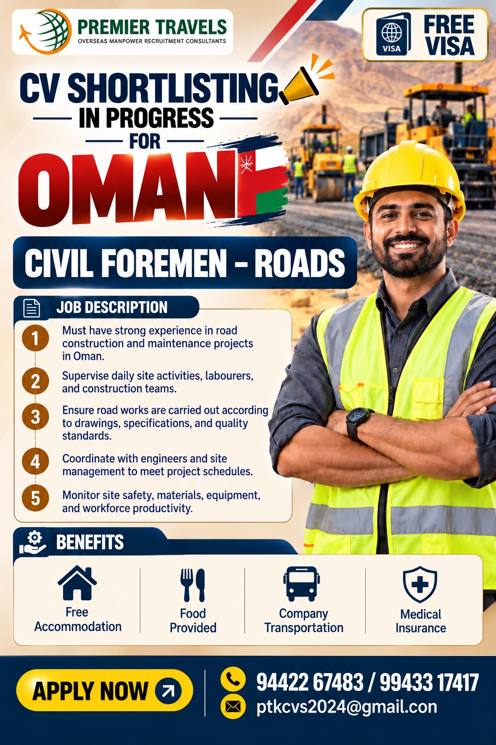 Civil Foremen - Roads