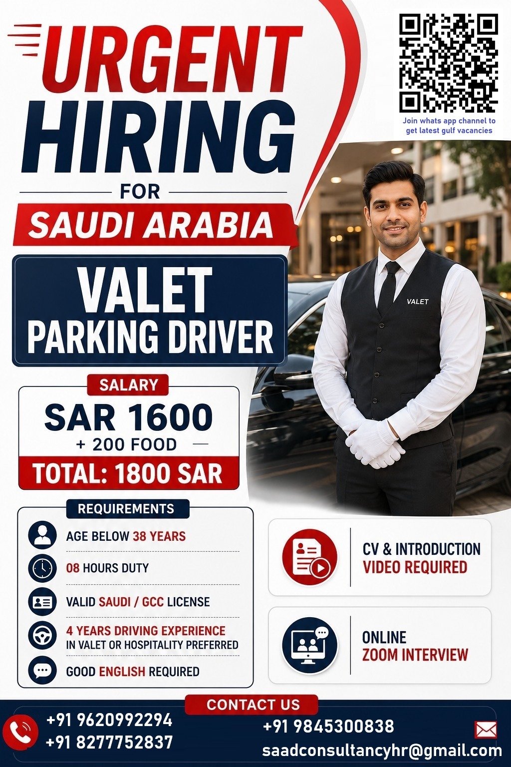 Valet Parking Driver