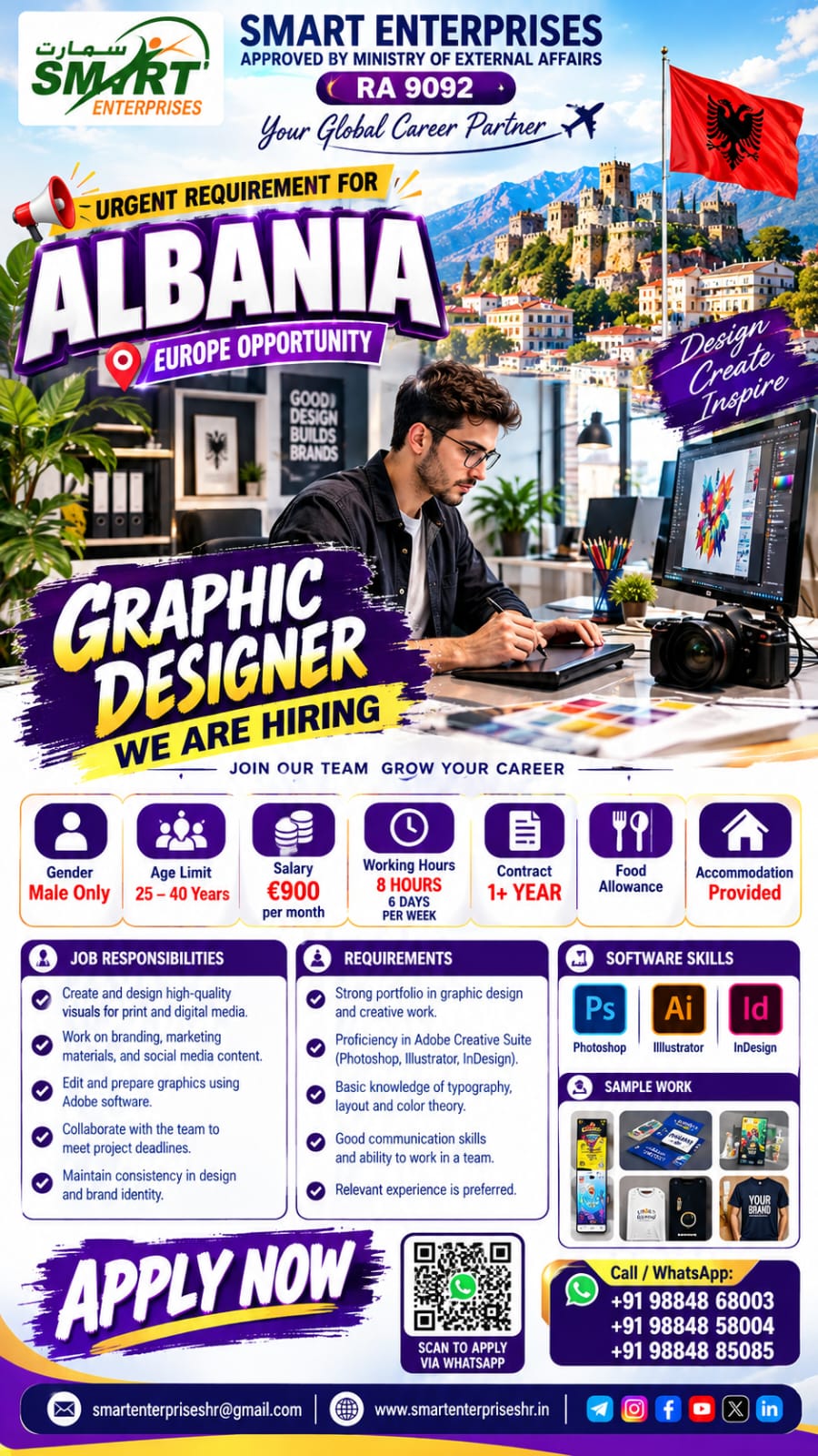 GRAPHIC DESIGNER ALBANIA