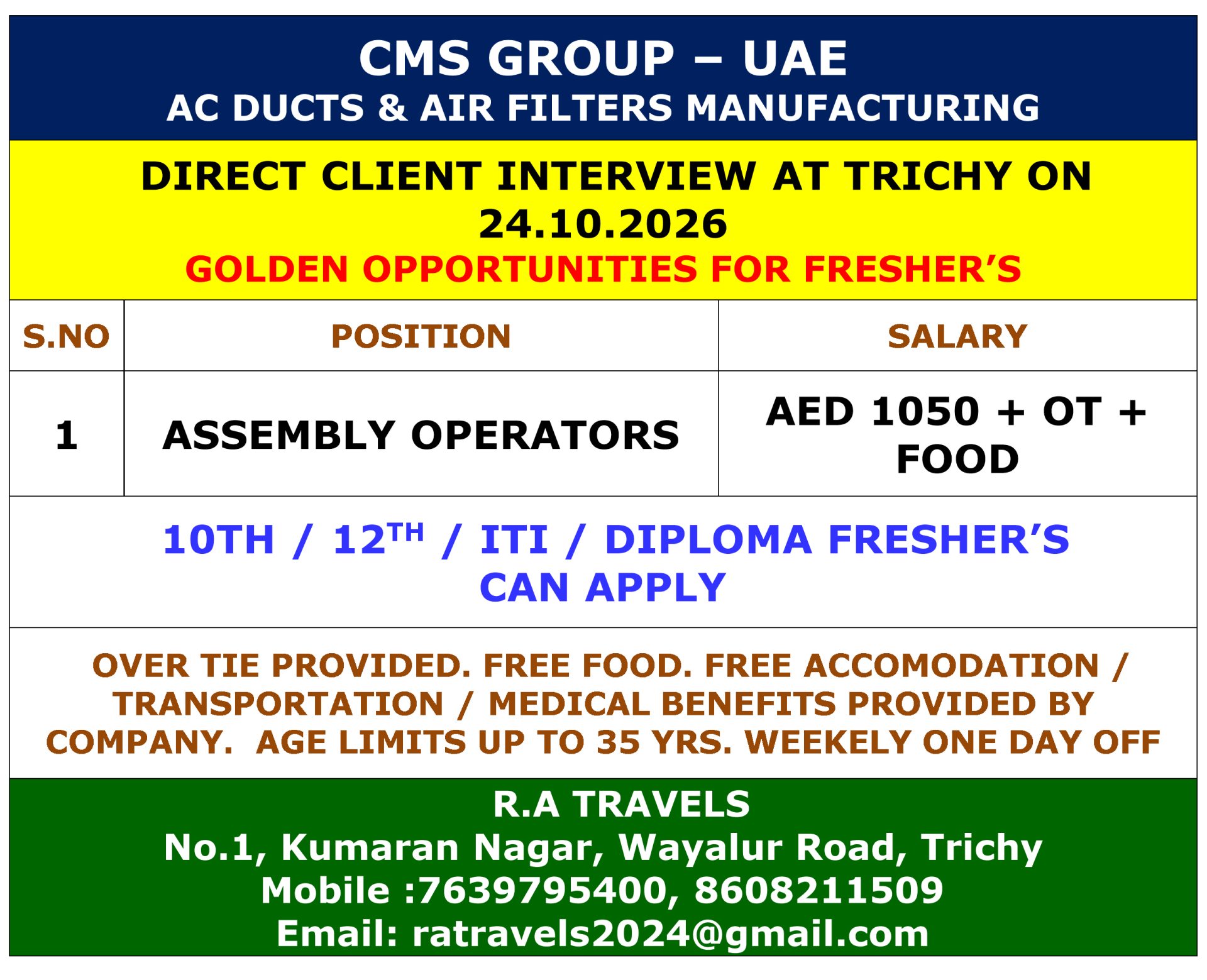 CMS GROUP – UAE — R.A Travels, DUBAI, DUBAI