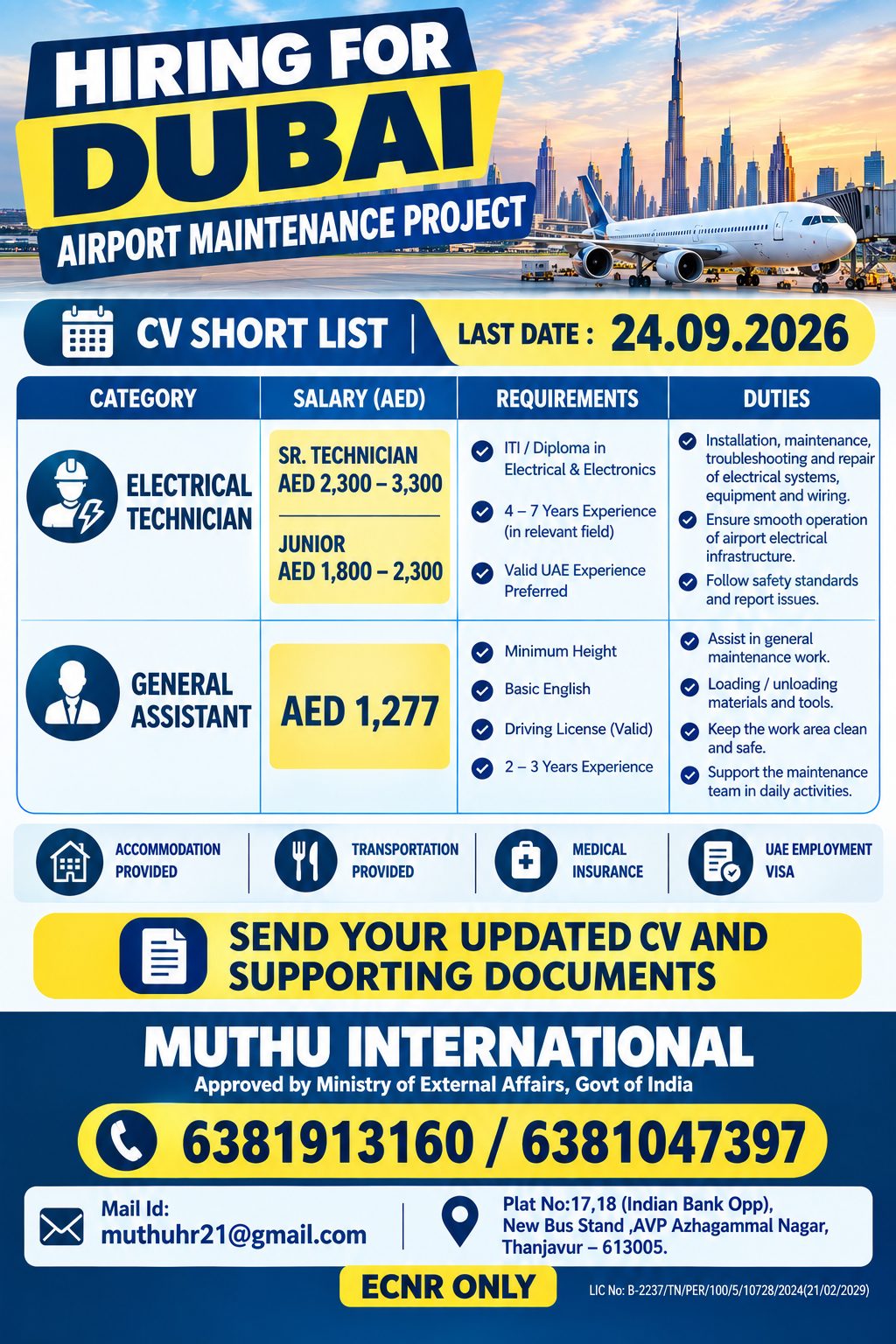Airport Maintenance Project - Dubai