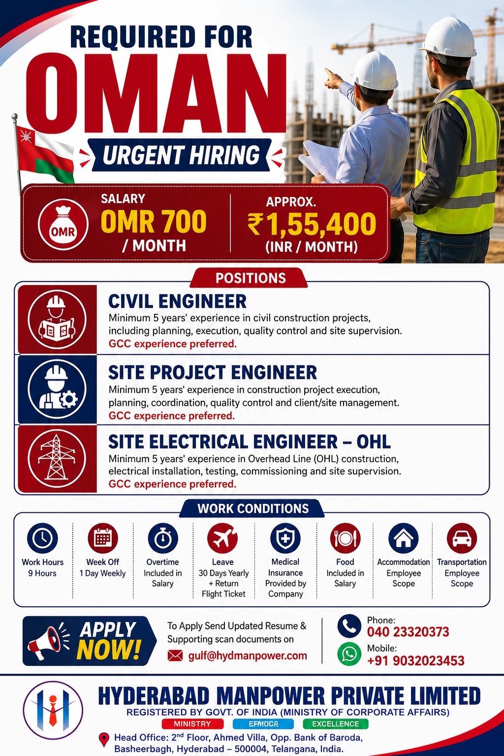 Required for Oman