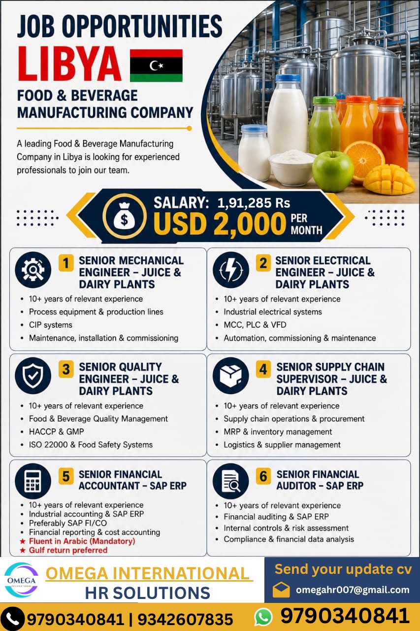 FOOD AND BEVERAGE MANUFACTURING COMPANY
