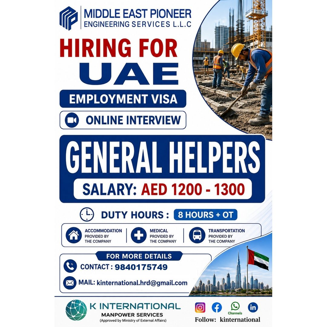 General Helpers — K International, UAE