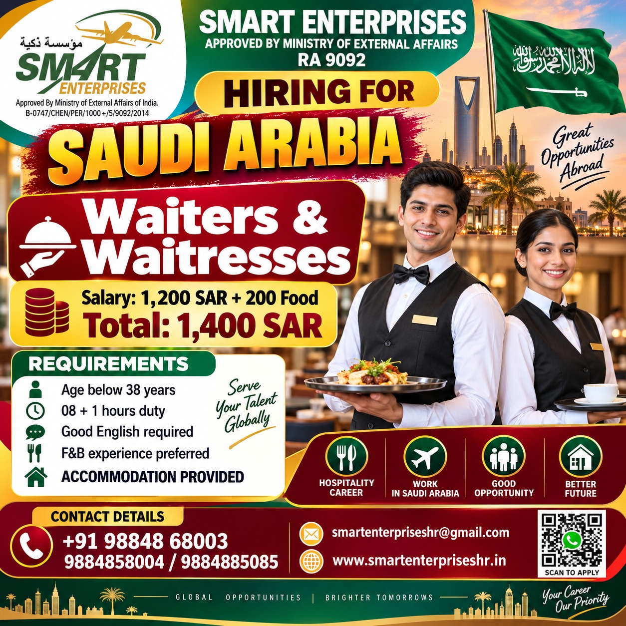 WAITERS & WAITRESSES
