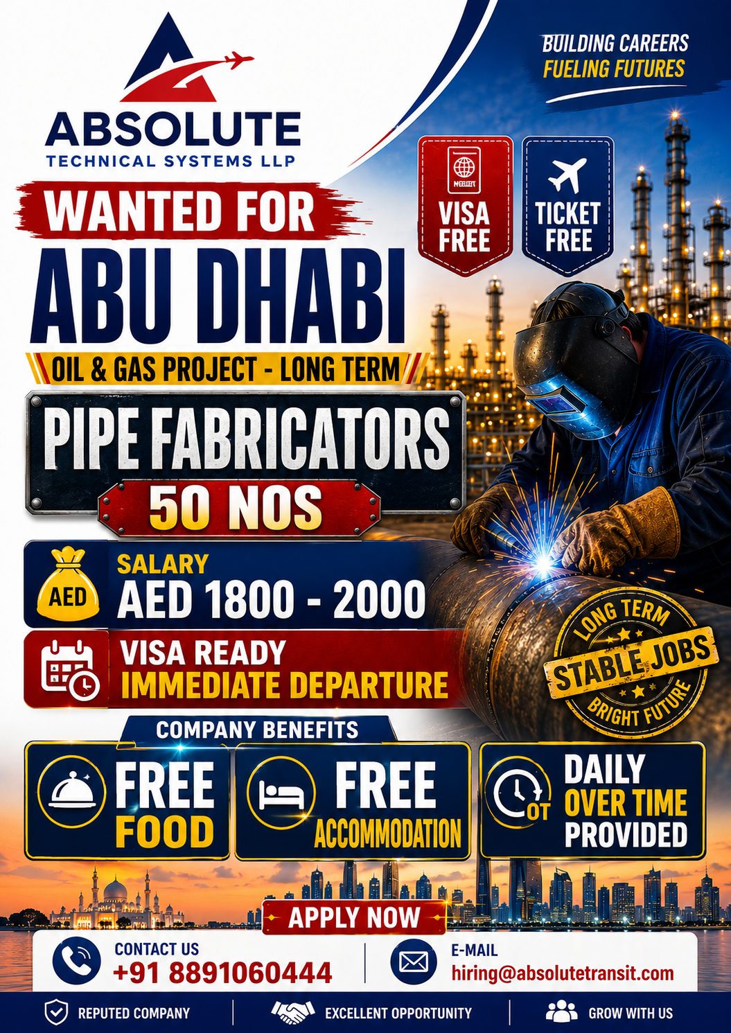 Pipe Fabricators - Abu Dhabi Oil & Gas Project