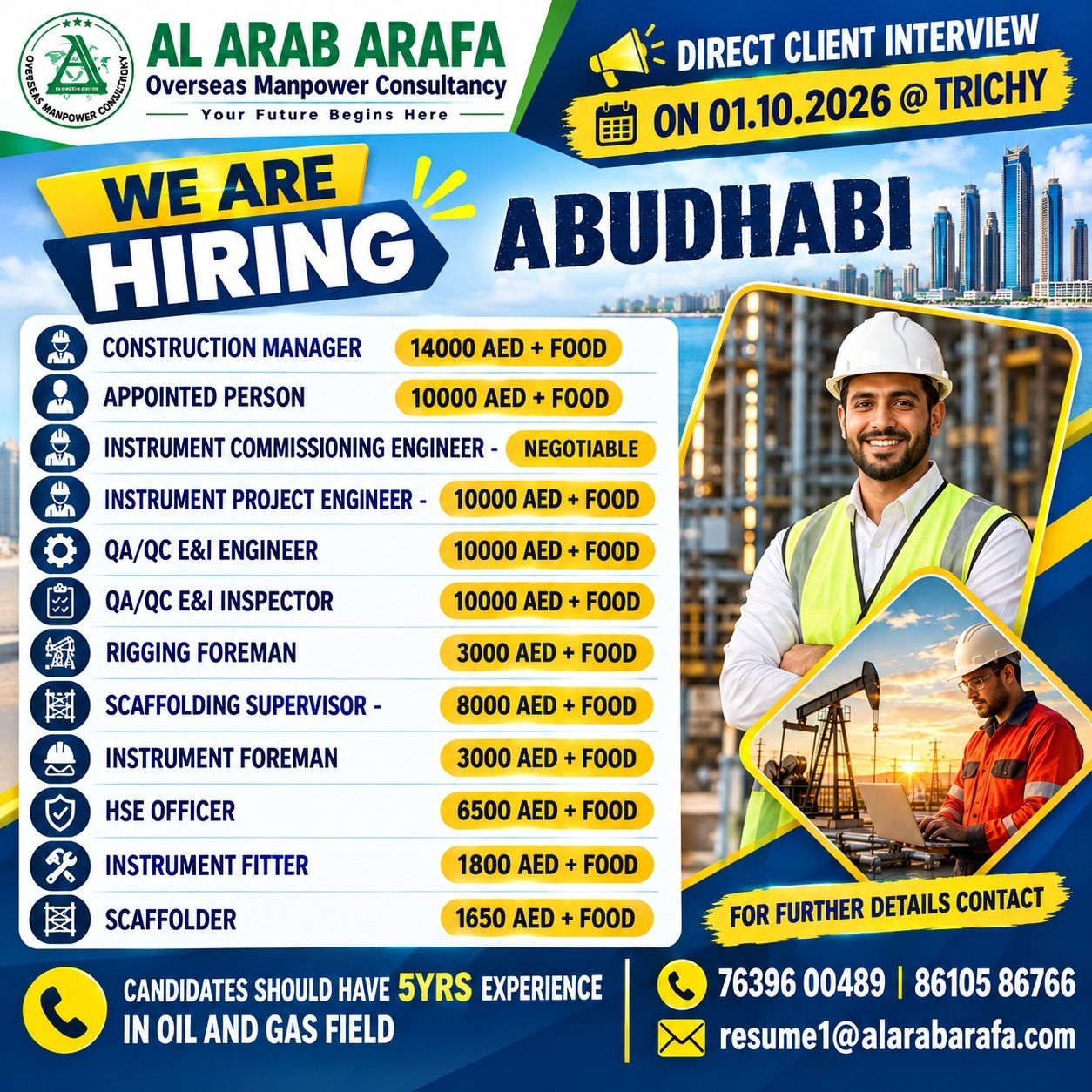 SCAFFOLDER — Al Arab Arafa Consultancy Pvt LTD, UAE, UAE