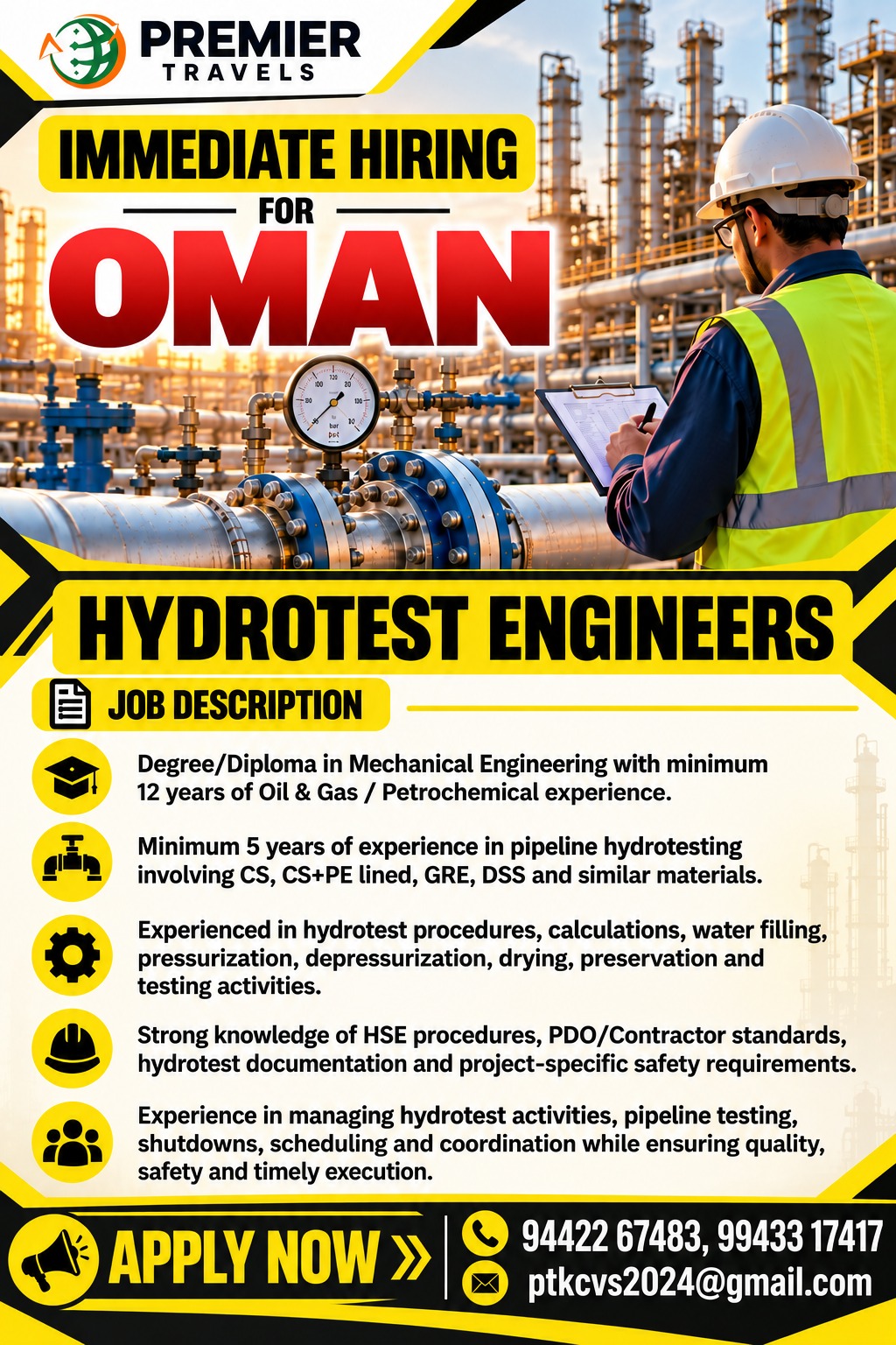 Hydrotest Engineers