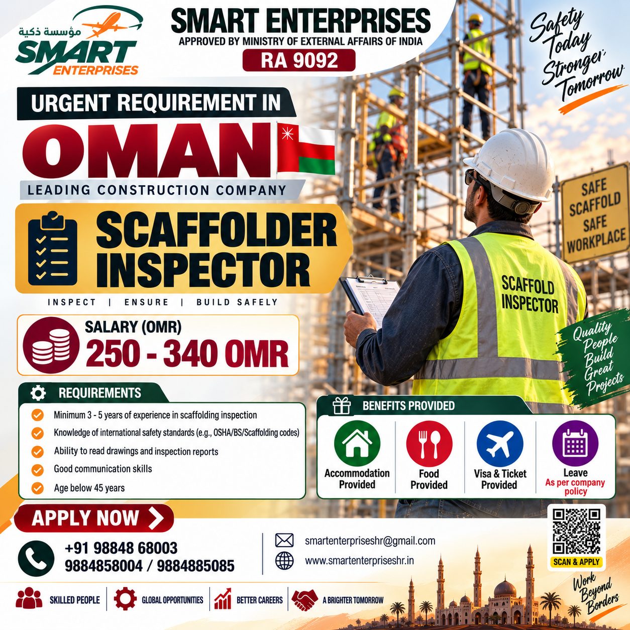 Scaffolder Inspector — smartenterpriseshr@gmail.com, oman