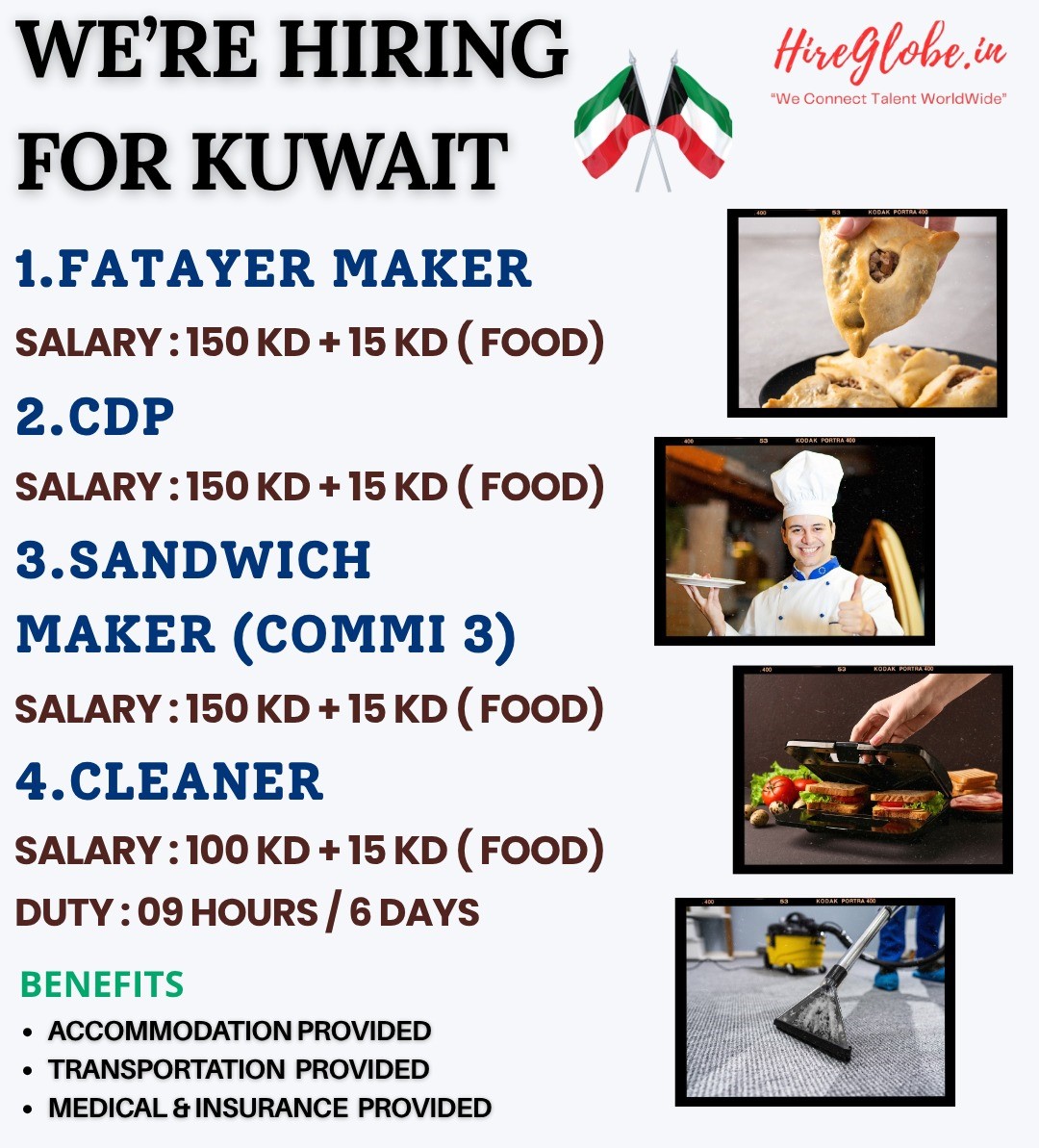 Hiring for Kuwait