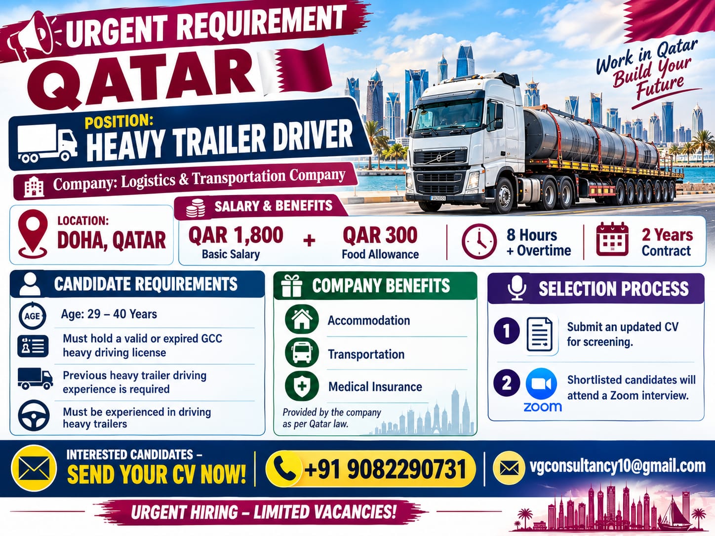 Heavy Trailer Driver