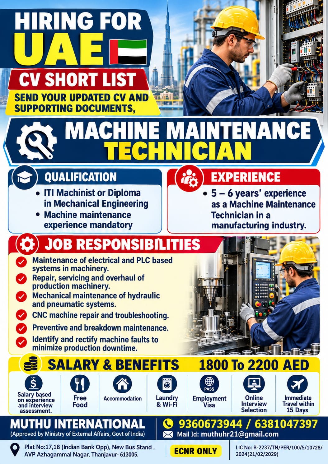 Machine Maintenance Technician interview @@@