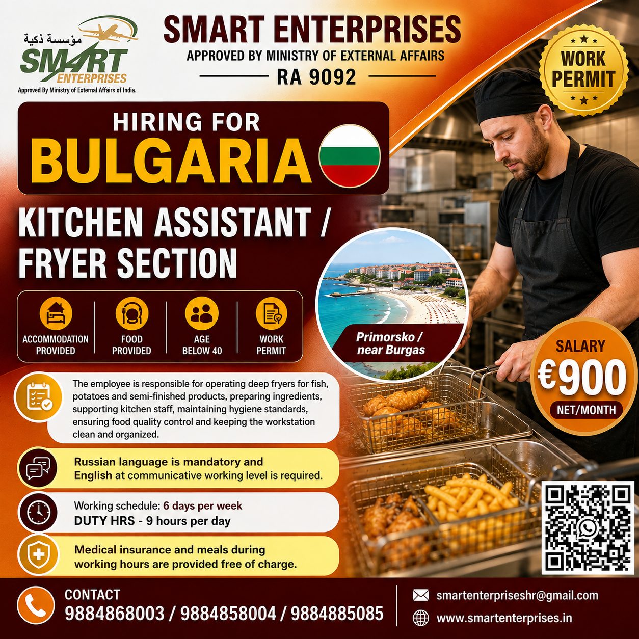 Kitchen Assistant / Fryer Section