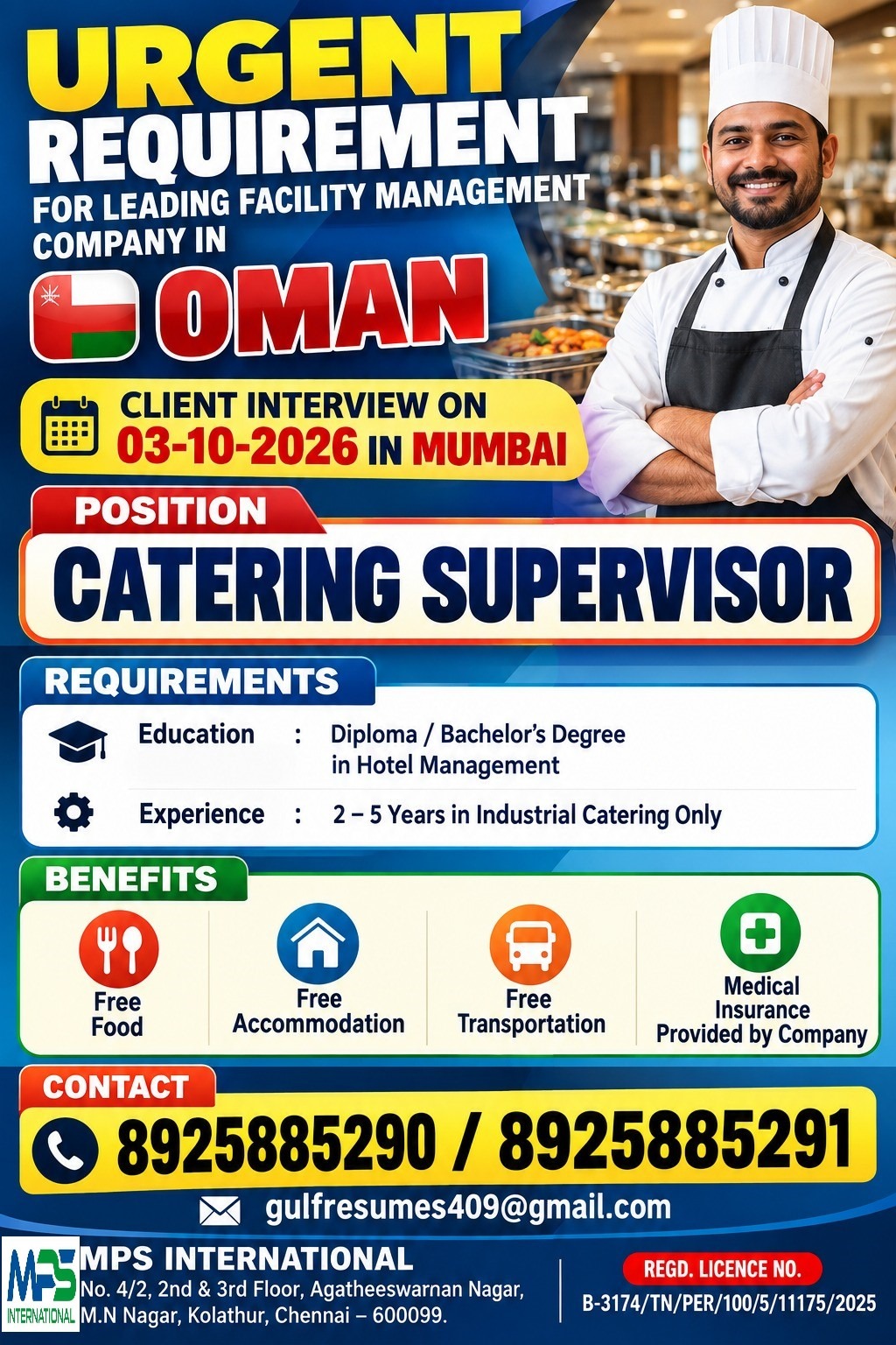 Catering Supervisor
