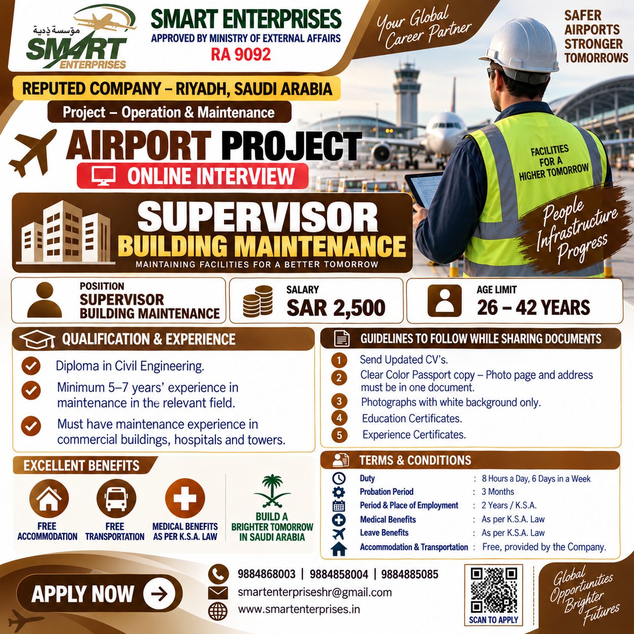 SUPERVISOR BUILDING MAINTENANCE