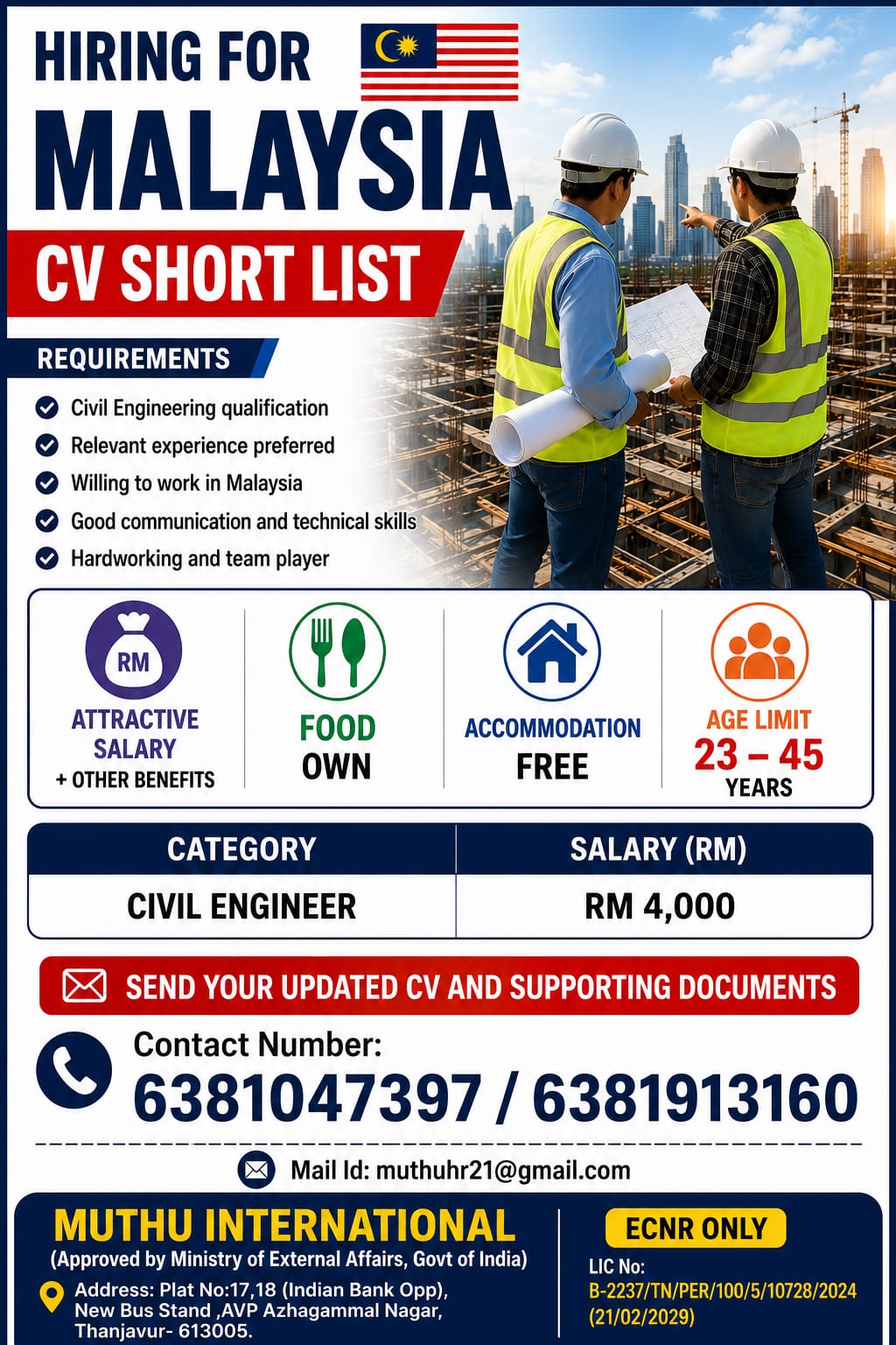 civil engineer......