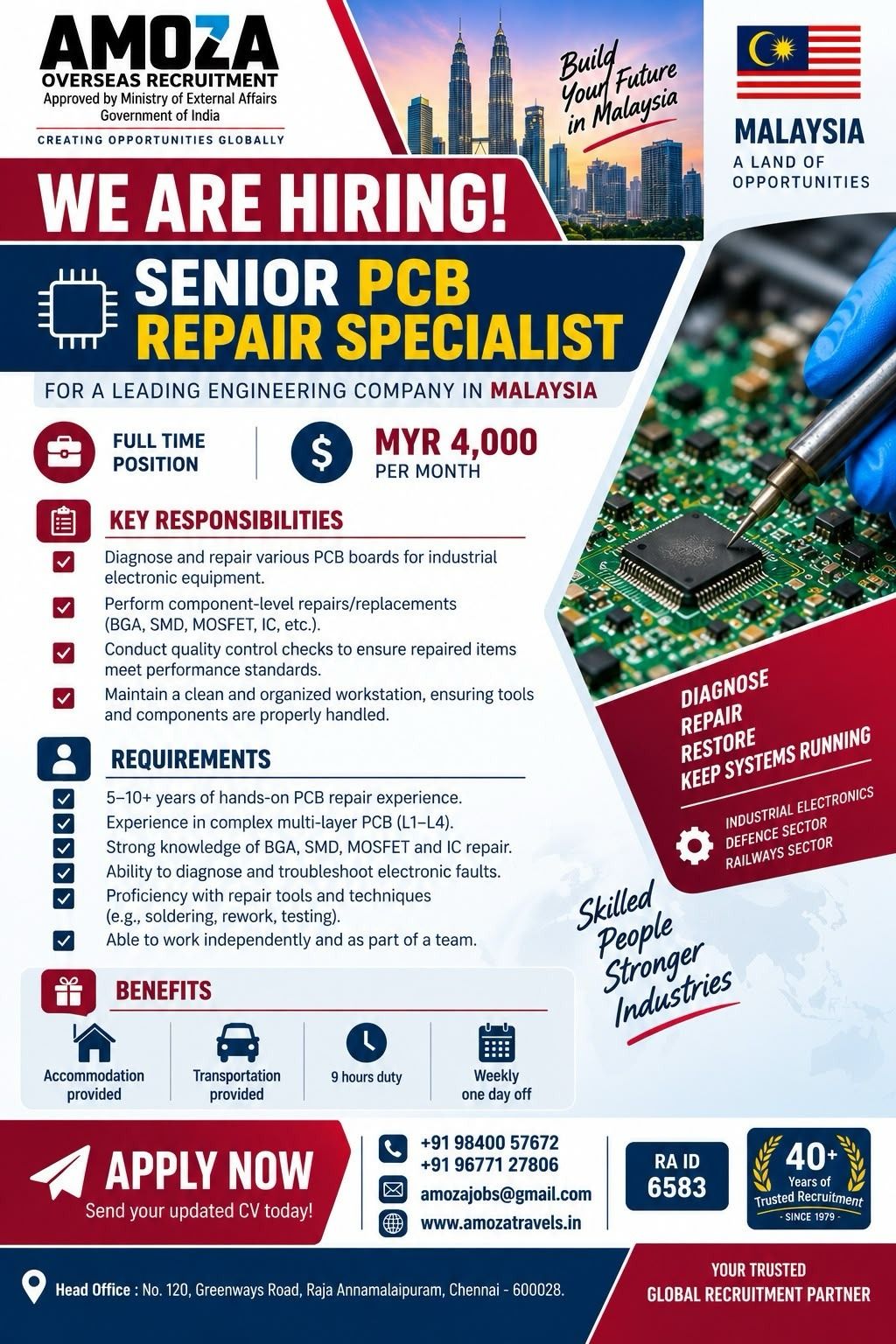 Senior PCB Repair Specialist