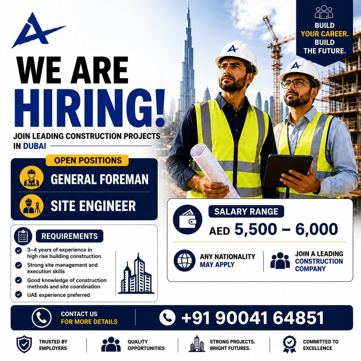 Construction Projects in Dubai — Anjum Tours And Travels, United Arab Emirates